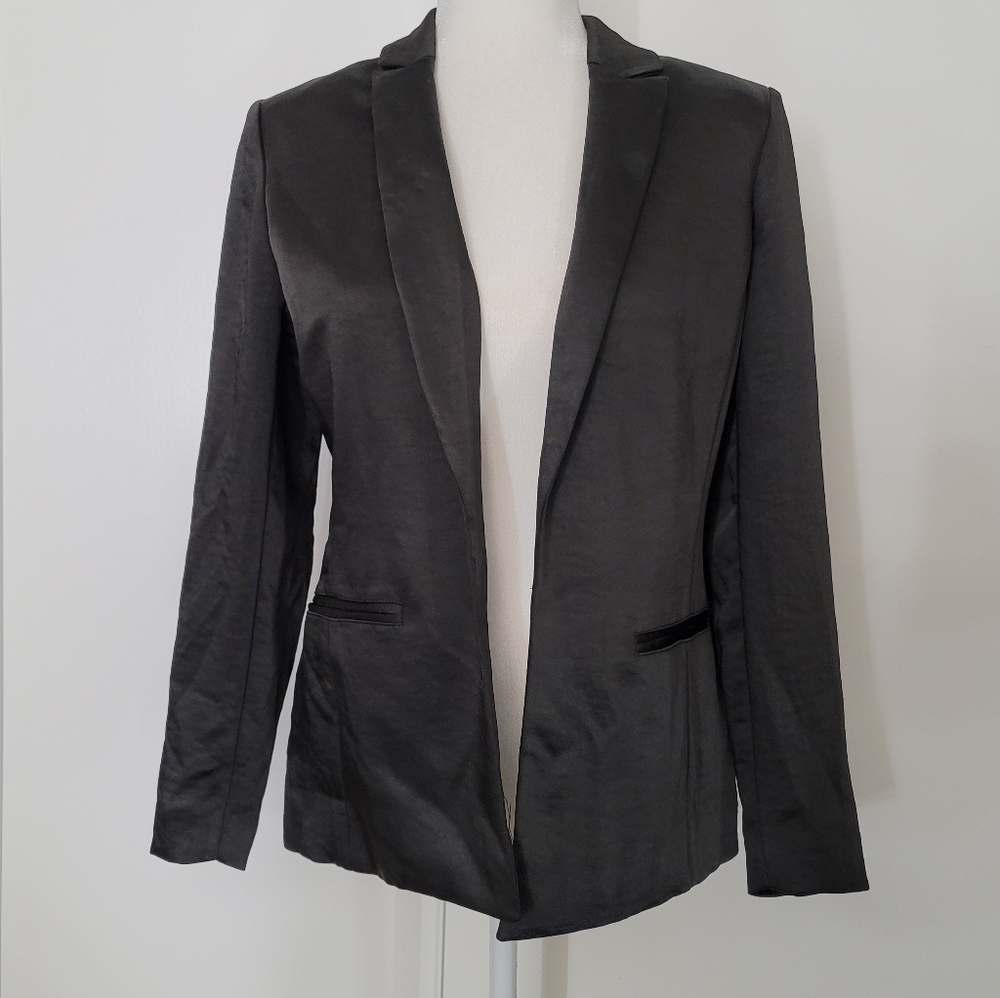 INC International Concepts Women’s Classic Fit Blazer (PS, Deep Black)
